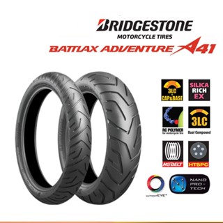 [ยางปี22] BRIDGESTONE : BATTLAX ADVENTURE A41 ขอบ17,18,19,21 ยางมอเตอร์ไซค์แอดเวนเจอร์ทัวร์ริ่งสมรรณนะสูง