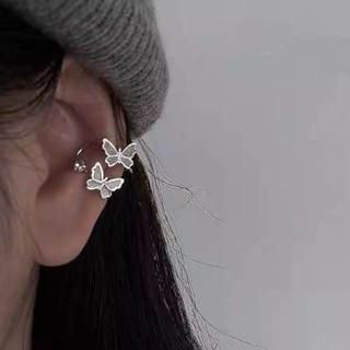 ต่างหูหนีบผีเสื้อคู่ • Twin Butterflies Ear cuff