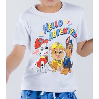 PAW PATROL : PTNYT1003  เสื้อแขนสั้นเด็กลิขสิทธิ์แท้