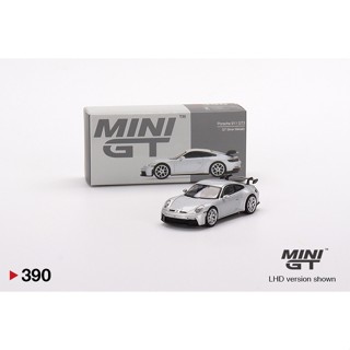 Mini GT No. 390 Porsche 911 (992) GT3 GT Silver Metallic