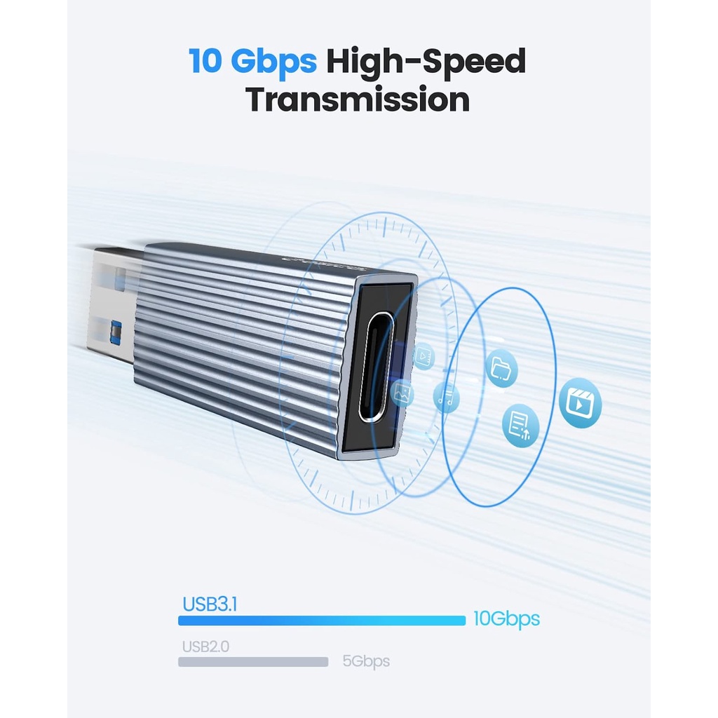 Orico USB 3.1 Type-C OTG อะแดปเตอร์ USB C ชาย USB หญิงแปลง USBC OTG Connectorotg (AH-AC10)