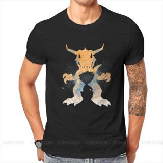 ✤【100% cotton】เสื้อยืดคอกลม ทรงหลวม พิมพ์ลายการ์ตูนดิจิทัล Digimon Adventure สไตล์ฮาราจูกุ คุณภาพสูง สําหรับผู้ชาย