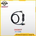 obsbot สายไฟข้อมูล usb-a เป็น usb-c พร้อมสวิตช์เปิด/ปิด OBSBOT USB-A to USB-C Data  Power Cable with  ON/OFF Switch