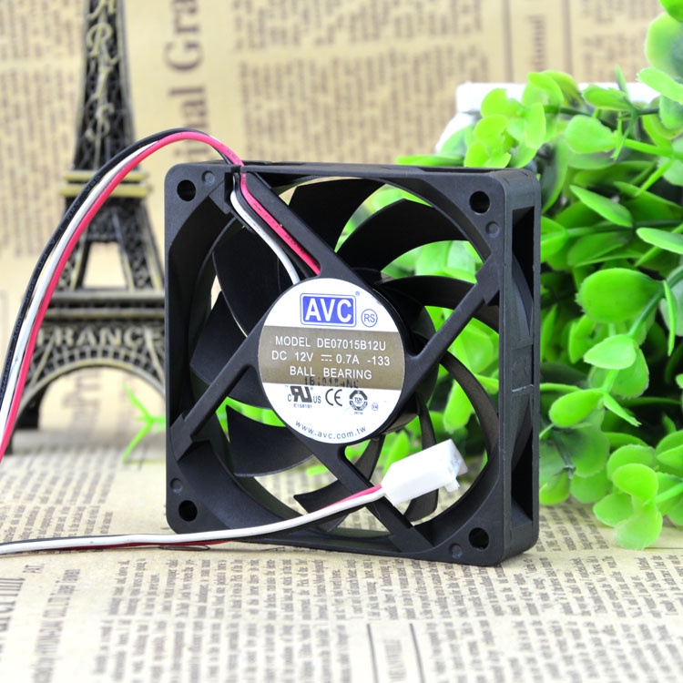 SZ 7015 12V 0.7A 7CM BALL CPU CASE COOLING FAN DA07015B12U