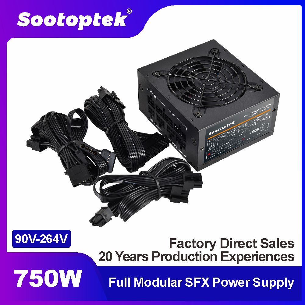 Psu For 80plus Gold Full Module Itx / Sfx 750w Switching Power Supply
