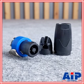 แพ็ค4อัน MITSUMI SPEAKON ไม่มีหาง สีน้ำเงิน กดล็อค speakon สเปคคอน ตัวผู้ แจ็คสเปคคอน สเปคคอนตู้ลำโพง เอไอ-ไพศาล