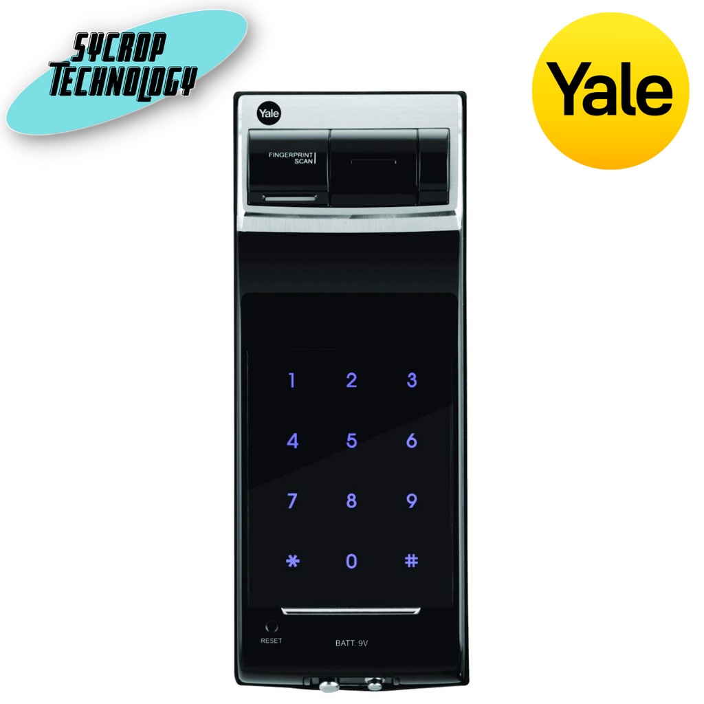 กลอนดิจิตอล YALE YDR4110 สีดำ/นิกเกิล Yale YDR 4110 Smart Rim Door Lock with Biometric ประกันศูนย์เช็คสินค้าก่อนสั่งซื้อ
