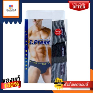 เจ.เพรส กางเกงชั้นในชาย ลายริ้ว แพ็ค 3 ตัว คละสี XLJ.PRESS MEN UNDERWEAR PACK 3 MIX COLOR XL