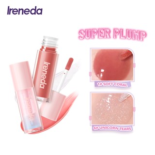 Ireneda ลิปกลอส ชิมเมอร์ ลิปสติก กระจก เคลือบริมฝีปาก ดูแลริมฝีปาก ไพรเมอร์ ติดทนนาน กันน้ํา