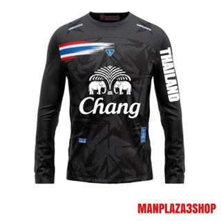 เสื้อกีฬา เสื้อกีฬาแขนยาว CC 123 ไซส์ S-2XL สกรีนช้าง