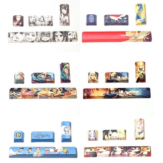 4PCS PBT Keycap One Piece Sublimation Mechanical Keyboard Keycap FGF