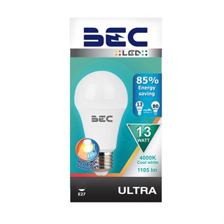 หลอด LED BEC A60 ULTRA 13 วัตต์ COOLWHITE E27