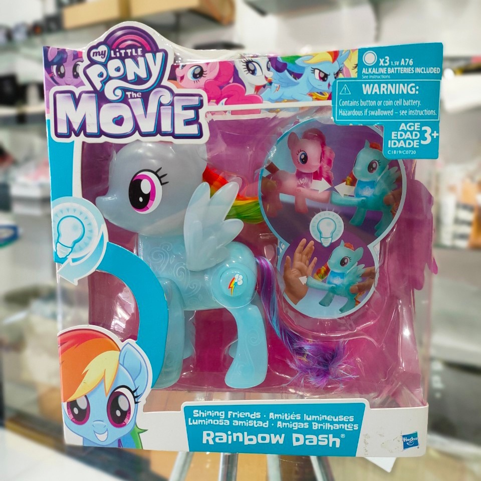 โมเดล โพนี่ My Little Pony The Movie - Shining Friends Rainbow Dash