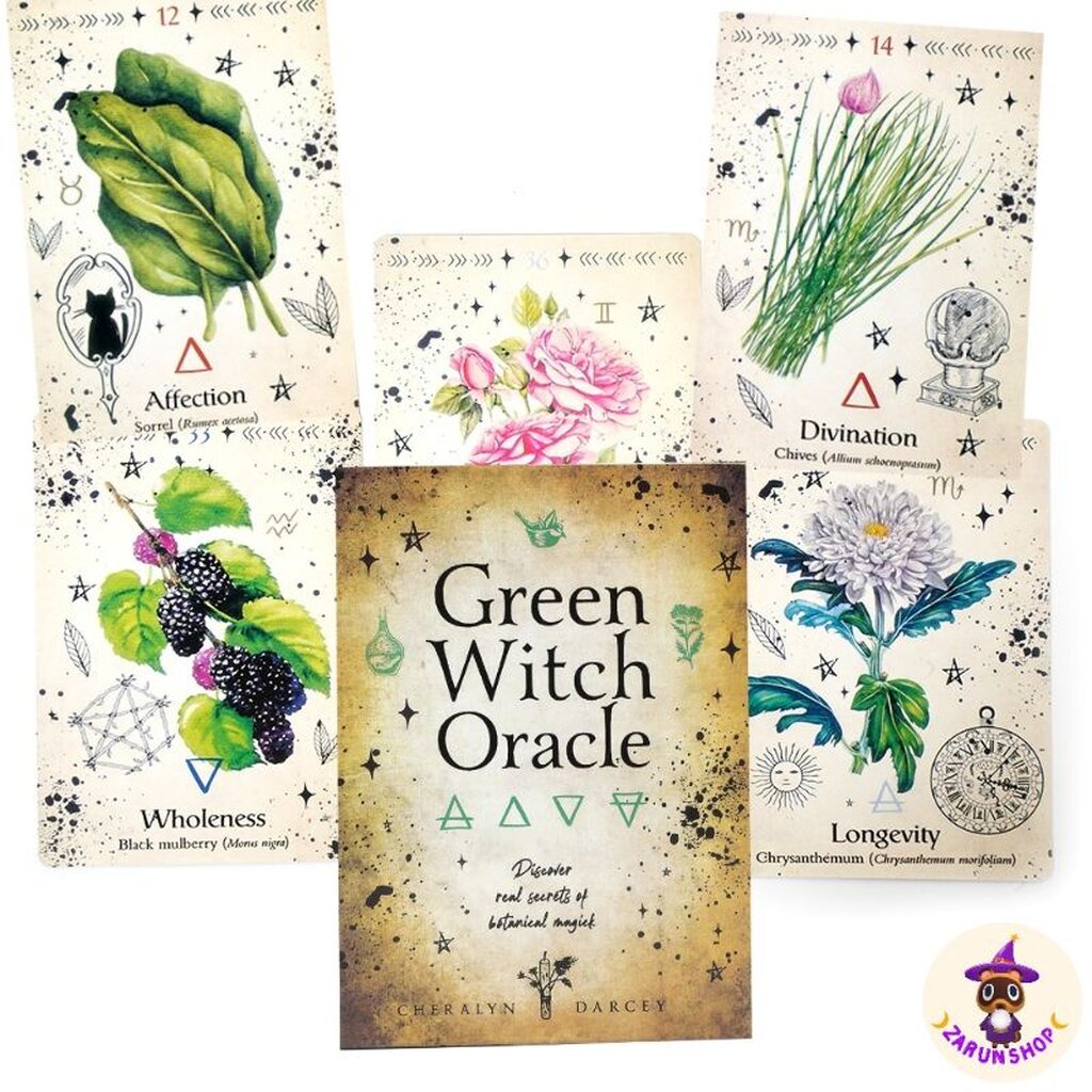 New ✨️ไพ่ออราเคิล Oracle Cards (พร้อมส่ง🇹🇭) Green Witch Oracle ไพ่ออราเคิลผักผลไม้🍅🥦