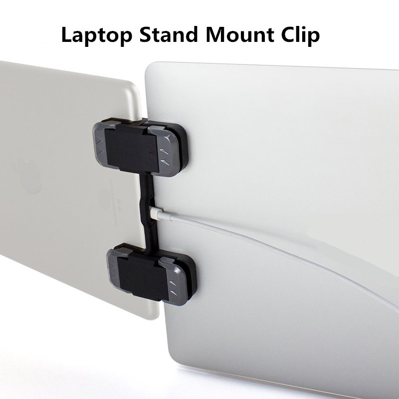 2pcs/lot Multi Screen Portable Laptop Stand Mount Clip Connects Tablet Bracket Monitor Display Adjustable Stand Holder S
