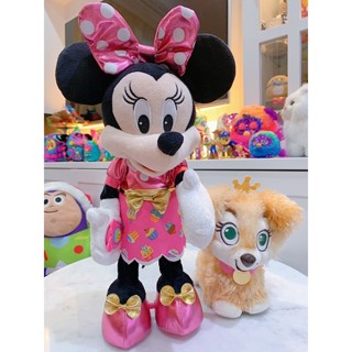 Disney Junior Minnie Mouse Walk &amp; Dance Puppy, Party and Play Plush Snowpuff Dog 14”  มินนี่เมาส์ พร้อมน้องหมาสโนว์ด็อก