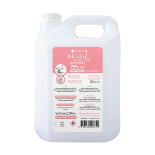 [Hot Item] VIDA SPRAY ALCOHOL 75% FLORAL FRESH 5 ลิตร 1 แกลลอน (วีด้า แอลกอฮอล์ 75% 5 ลิตร กลิ่น ฟลอรัลเฟรช)