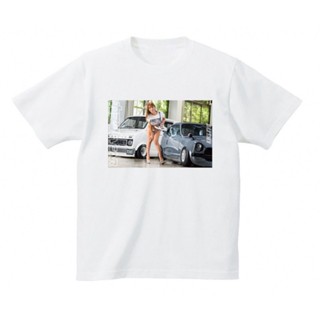 KIKS TYO x Rina Hashimoto x Custom Car Magazine - "Logo Tee" เสื้อผ้าแบบ เสื้อยืดรุ่น