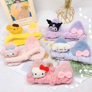 ที่คาดผม ที่คาดผม sanrio Kuromi cinamob pom แบบผัาขนนิ่ม (พร้อมส่งจากไทย)