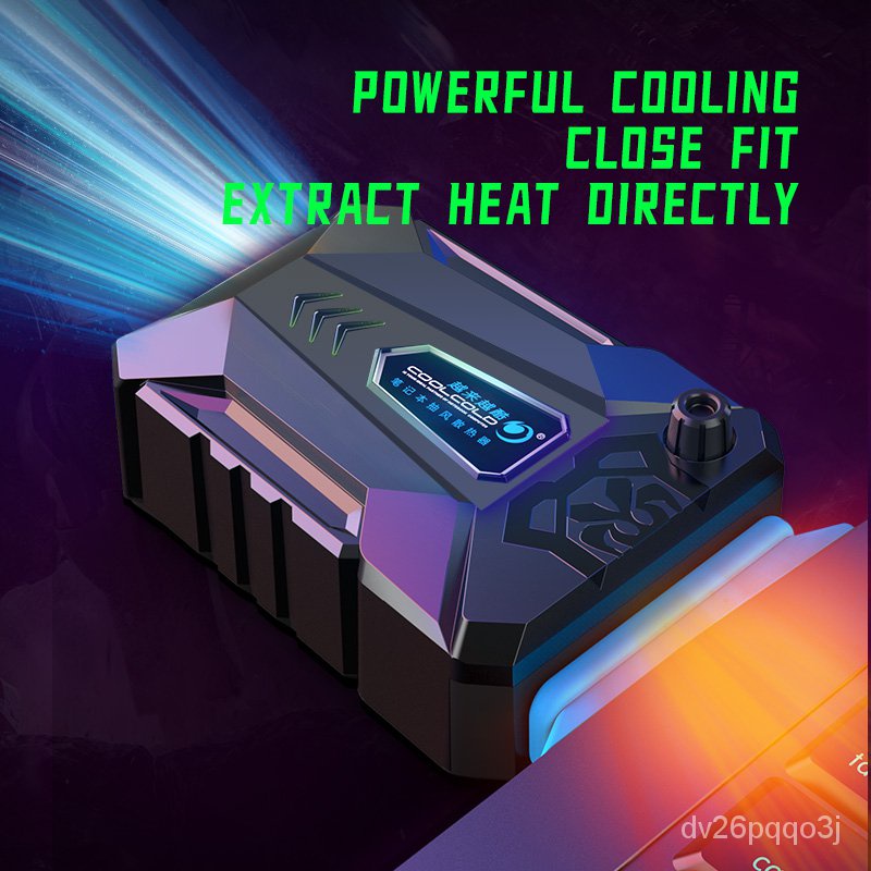 COOLCOLD Vacuum Portable Laptop Cooler USB Air Cooler External Extracting Cooling Fan Notebook for 15 15.6 17 Inch Lapto #8