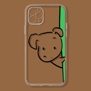 Doodle dog เคสไอโฟน iPhone 7 8 se2020 12 14 pro เคส 13 11 pro max 8plus phone case Xr Xs X max 8พลัส cover 7plus โปร่ง