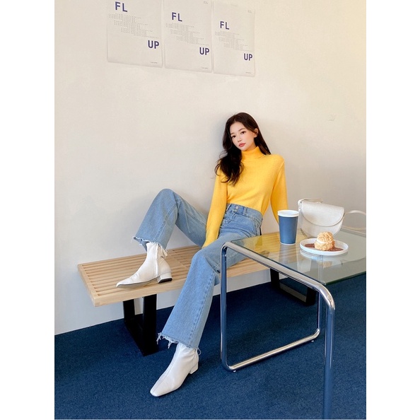 PREORDER - กางเกงยีนส์เกาหลี chuu -5kg JEANS Vol.115_H60752