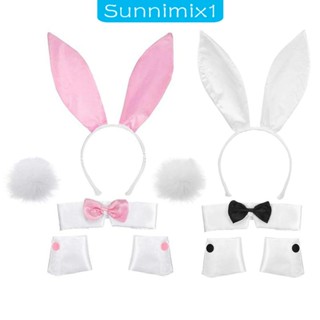 [Sunnimix1] ที่คาดผมหูกระต่าย สําหรับปาร์ตี้ฮาโลวีน ที่คาดผมฮาโลวีน