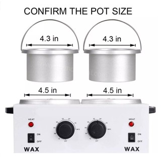 Double Wax Warmer พร้อมส่ง 🌺 หม้อคู่ เครื่องแว็กซ์กำจัดขน หม้อแว๊กซ์ขน ฮอลลีวูดแว็กซ์ ทำเองง่ายๆ Double Pot Wax Warme...