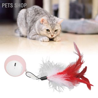 Pets Shop ลูกบอลไฟฟ้า Led 2 ความเร็ว อัตโนมัติ ของเล่นสําหรับแมว