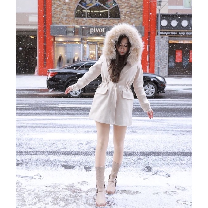 Coat Over [ของใหม่] SNOW BOOTS ใส่ในอากาศหนาว-มีหิมะ ให้ความอบอุ่นแก่เท้า👢Winter boots👢winter fashion รองเท้าบู๊ทกันหนาว