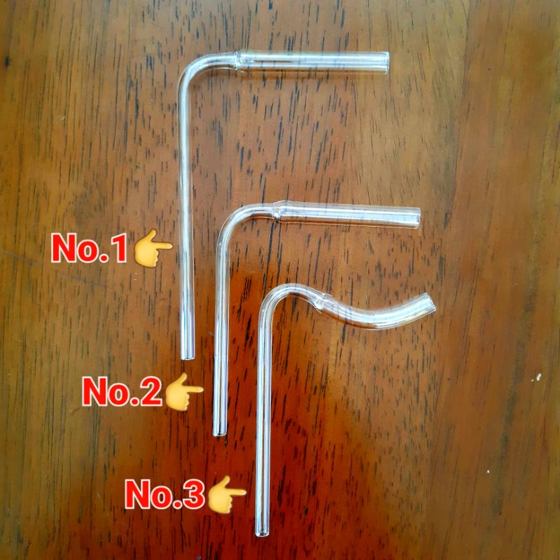 แท่งแก้วท่อตรง/ท่อโค้ง