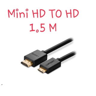 สายแปลงสัญญาณภาพจาก Mini HDMI to HDMI ความยาว 1.5 เมตร 11167 UGREEN (ออกใบกำกับภาษีได้)