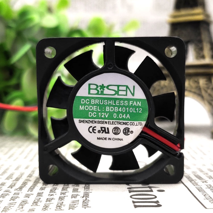 SZ BISEN BDB4010L12 4010 12V 0.04A 4CM CM COOLING FAN