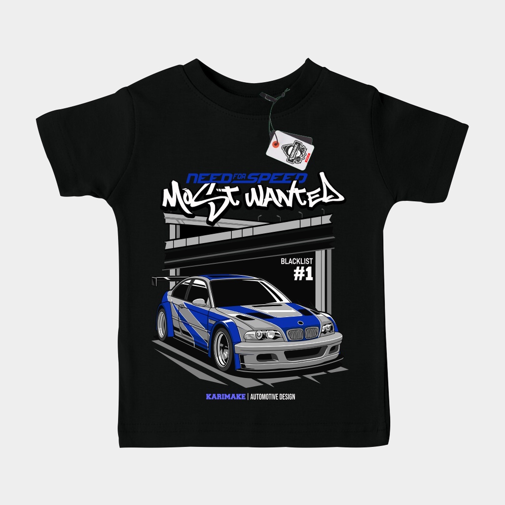 KARIMAKE Distro T เสื้อสําหรับชายหญิง BMW E46 GTR NFS MOST WANTED