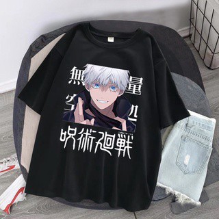 เสื้อยืดแขนสั้นพิมพ์ลาย Jujutsu Kaisen Yuji Itadori แฟชั่น Unisexสไตล์สตรีท ลำลอง อนิเมะ แขนสั้น