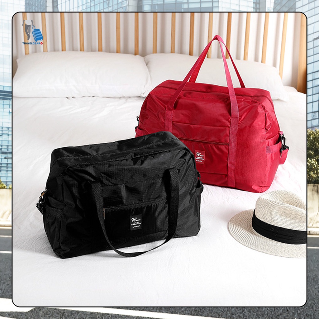 TravelGear24 กระเป๋าพับได้สอดคันชักได้ กระเป๋าสัมภาระ กระเป๋าเสื้อผ้า Travel Bag – A0070 ราคา ถูกที่สุด ดีลบีเคเค แกลเลอรีภาพที่ 6
