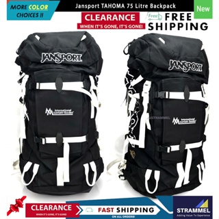 Jansport TAHOMA ไกด์ภูเขาสากล 75 ลิตร กระเป๋าเป้สะพายหลัง กระเป๋าเดินทาง เดินป่า ปีนเขา