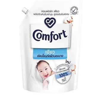 น้ำยาปรับผ้านุ่ม คอมฟอร์ท เพียว อ่อนโยนต่อผิวบอบบาง 1050 - 1250 มล. สีขาว Comfort Pure Fabric Softener 1050 - 1250ml.