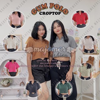 คุณผู้หญิง ® | Gum POLO CROP TOP - เสื้อโปโล ผู้หญิง