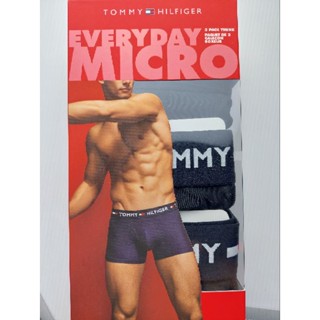 กางเกงในบ็อชเซอร์TOMMY HILFIGER EVERYDAY MICROFIBER TRUNK *ได้สินค้า1ตัว