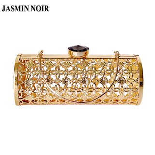 Jasmin NOIR กระเป๋าถือ กระเป๋าสะพายไหล่ มีสายโซ่คล้อง สําหรับสตรี