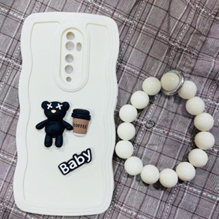 เคสโทรศัพท์มือถือ ลายการ์ตูนหมี สําหรับ OPPO Reno2F Reno2 Reno5 OPPO A3S Reno6