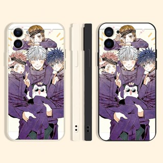 Jujutsu Kaisen เคสไอโฟน 14พลัส iPhone 13 12 11 promax case X Xr Xs Max Gojo Satoru cover เคสโทรศัพท์ 7 8 Plus Se2020 เคส