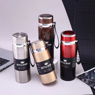 กระบอกน้ำกรองชา สแตนเลสเก็บอุหภูมิ Bottle sport stainless steel (800ml.)