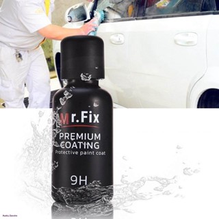 เคลือบแก้วแท้ 30 ML. รุ่นใหม่ 9H MR.FIX  Black Premium Coatingจัดส่งทันที