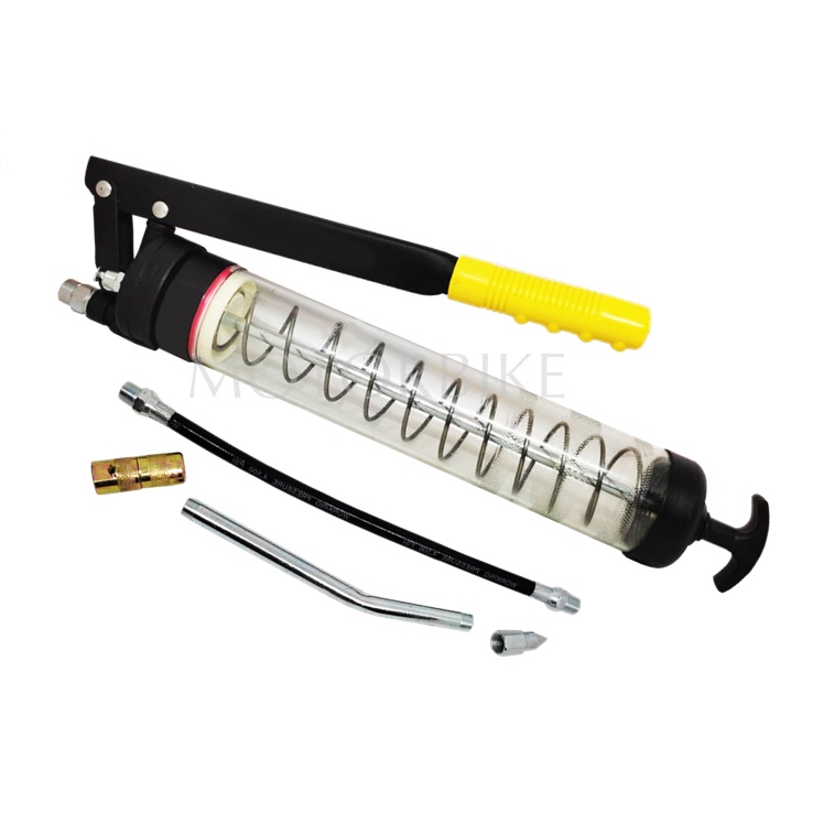 กระบอกอัดจารบี ขนาด 600CC พร้อมสายอ่อนและก้าน มีสองแบบให้เลือก(ไม่มีเกลียว/ก้านดึง-มีเกลียว/ก้านโซ่) ของแท้ 100% - รูปที่ 2