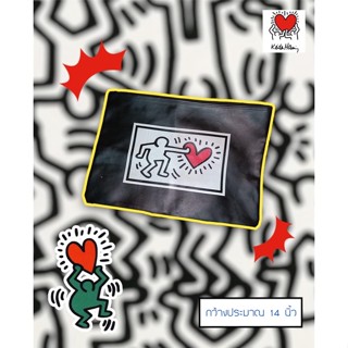 กระเป๋าหนัง KEITH Haring ทรงคลัชท์ มือสอง