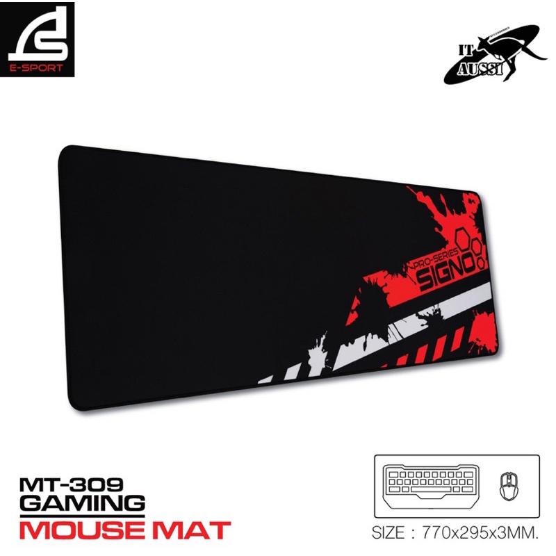 SIGNO Gaming Mouse Mat รุ่น MT-309 (Speed Edition)