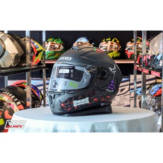 หมวกกันน็อค AXXIS HELMETS รุ่น DRAKEN S HORRORLAND MATT TITANIUM