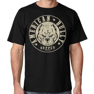 เสื้อผ้าผชLsmtx1 เสื้อยืดแขนสั้นลําลอง ผ้าฝ้าย พิมพ์ลาย Bully Pit Bull Bully Supply พลัสไซซ์ สําหรับผู้ชายS-5XL